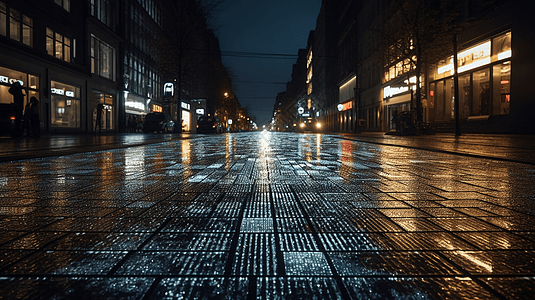 二进制代码的城市大道图片