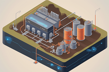 可以存储能量的地热能电池图片