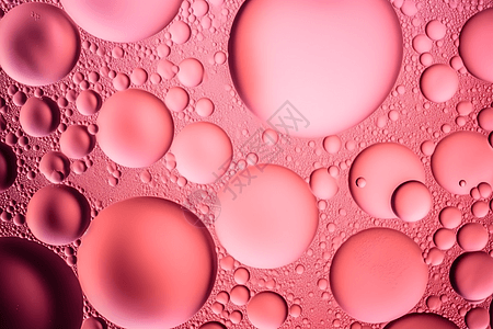 粉色气泡纹理背景图片