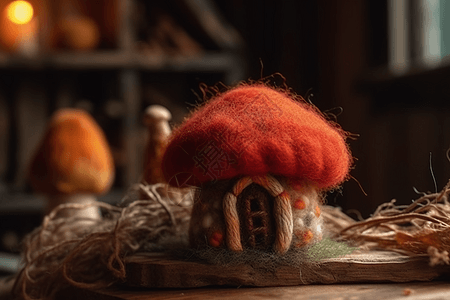 漂亮的房子漂亮的工艺品蘑菇屋设计图片
