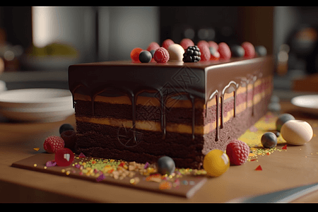 美味好吃的生日蛋糕甜甜的蛋糕背景