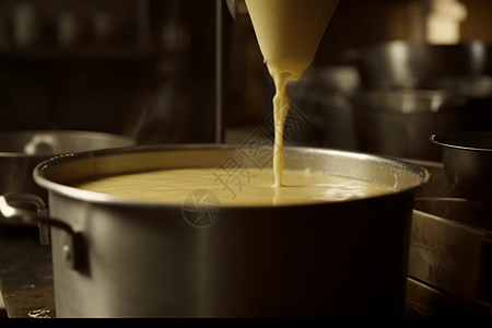 奶酪制作流程图片