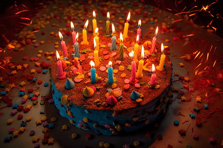 生日蛋糕特图图片