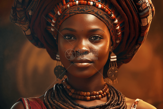 非洲部落服装的照片图片