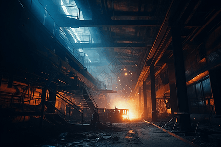 工业制造钢厂图图片