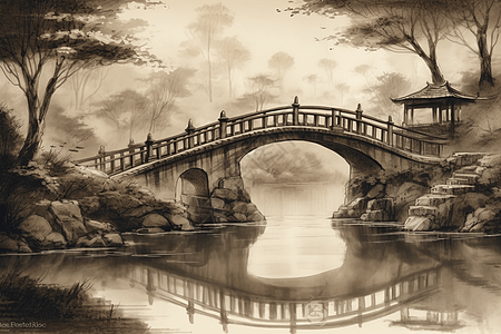传统中国桥梁图片