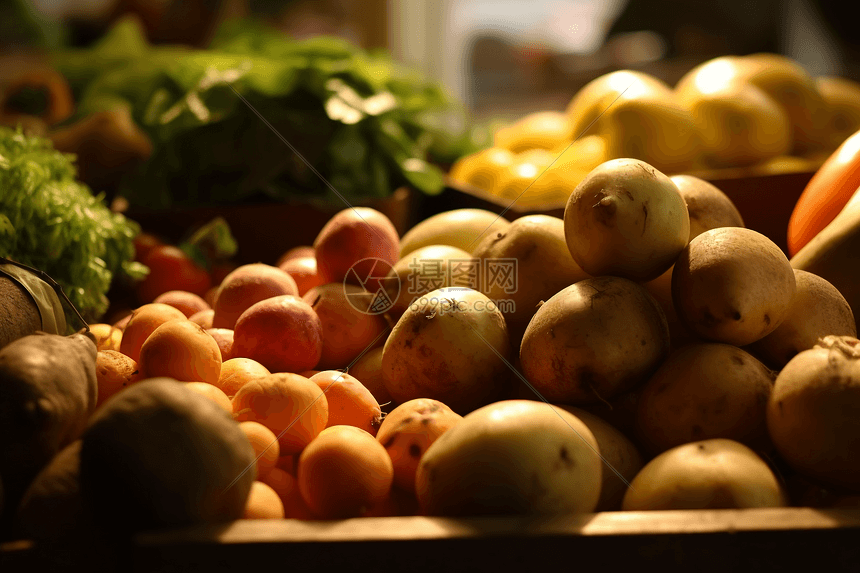 农场新鲜农产品特写拍摄图高清图片下载-正版图片600121429-摄图网