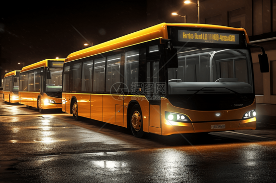 氢动力公交车图片