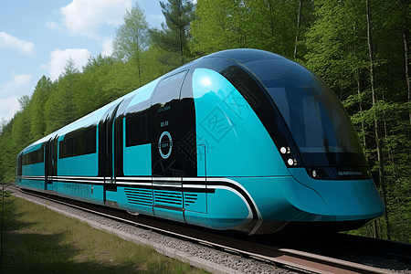 氢燃料动力火车图片