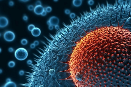 病毒细胞背景背景图片