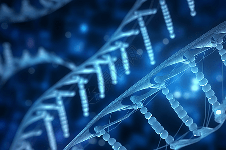 DNA链的医学背景图片