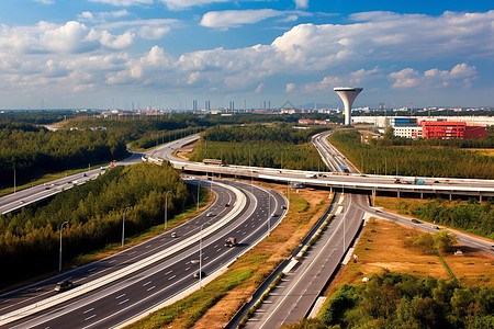 风景优美的公路图片