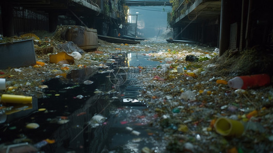 城市污染垃圾图片