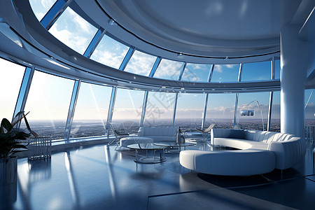 天空休息室未来图片
