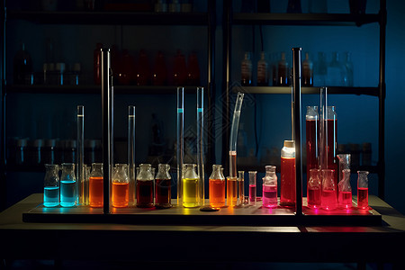 实验室的实验器材背景图片