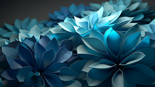 3D花朵背景背景图片