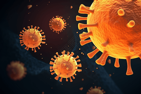 冠状病毒疾病3D概念图图片
