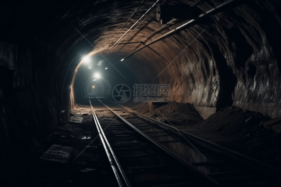 地下矿石隧道图片