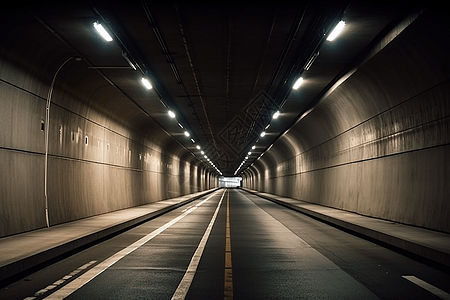 现代公路隧道3D概念图图片