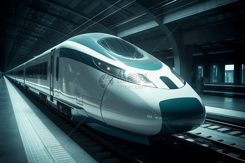 未来派高速列车概念图图片