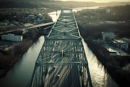 城市的高架桥图片