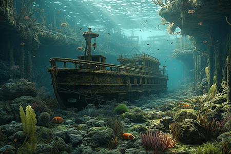 海底世界概念图图片
