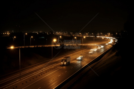 城市高速公路夜景图片