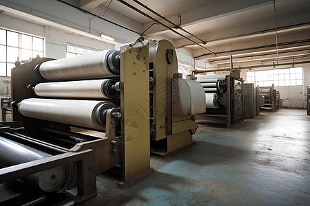 大型印刷机工厂设备图片图片