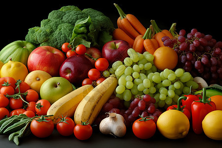 新鲜蔬菜和水果图片