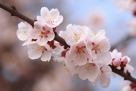 杏花公园杏花花朵背景背景