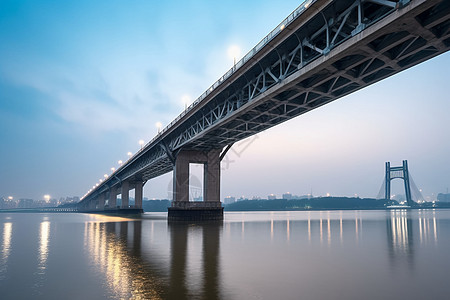 江畔大桥景观图片