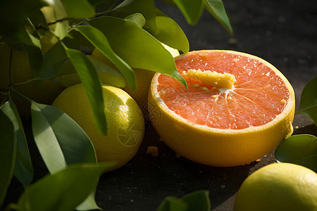 果园新鲜的柚子高清图片下载-正版图片600131161-摄图网