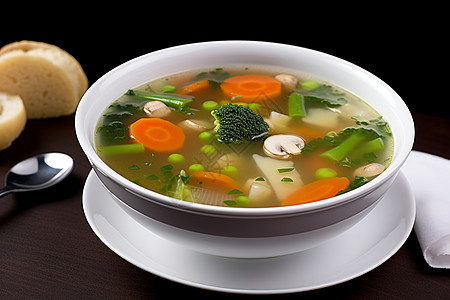 美味健康的蔬菜汤图片
