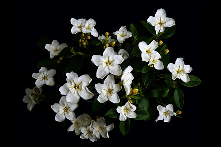 盛开的白色花朵图片