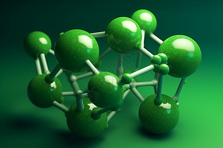 绿色分子化学遗传学概念图片