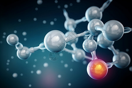 分子结构医学背景图片