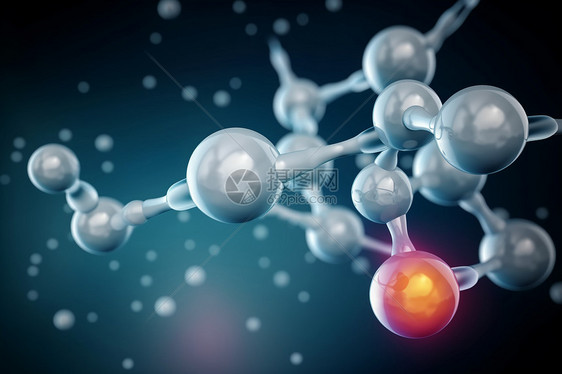 分子结构医学背景图片