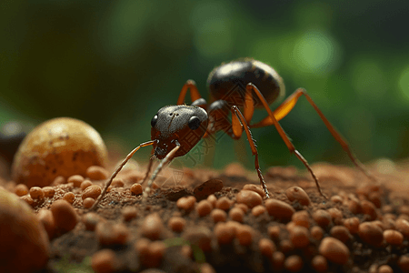在搬家的蚂蚁图片