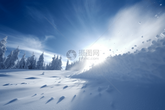 滑雪场图片