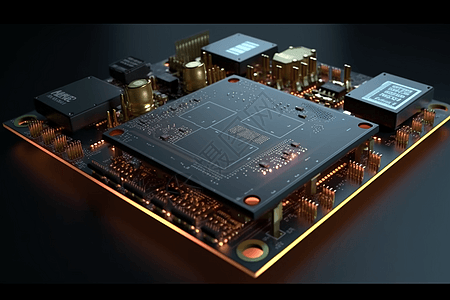 Ic电路设计的3D可视化图片