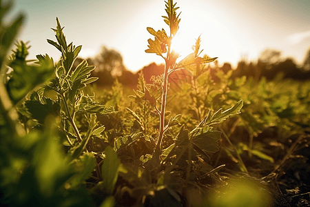 转基因植物种植农场图图片