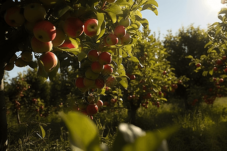苹果种植园图片