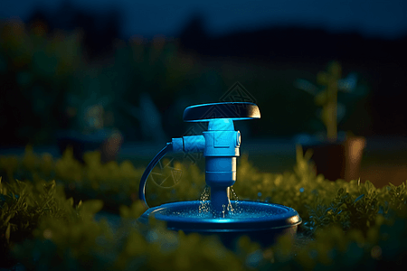 智能灌溉系统3D概念图图片