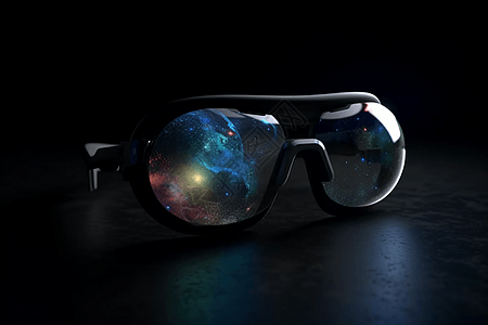 天文用AR眼镜概念图背景图片