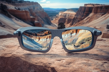 AR地质学眼镜3D概念图图片
