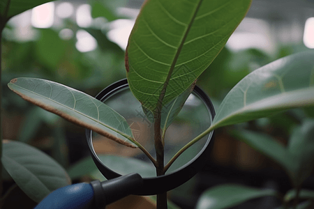 农场绿植生命检测图片