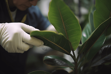 农场绿植生命检测图片