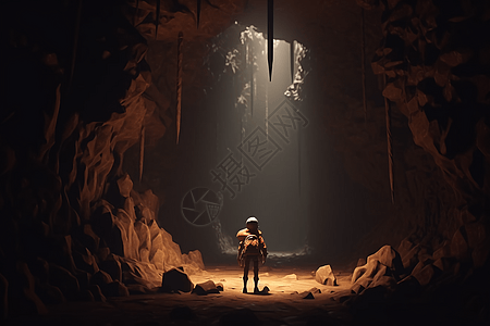洞穴的探险图片