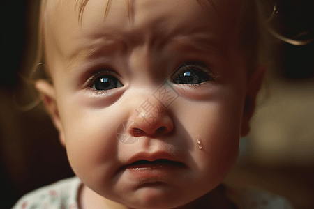 哭泣的孩子图片