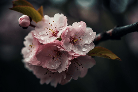 春季的桃花图片